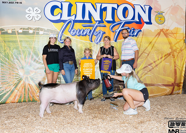 2024 Grand Champion January Crossbred Gilt and 4th Overall Breeding Gilt